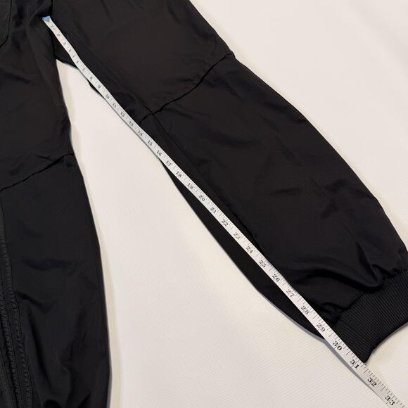 Adidas Pants Womens 8 Black Track Joggers Belted Stripes Crown Logo Missy Elliot - Picture 4 of 11